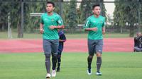 Timnas Indonesia U-19 berlatih di Yogyakarta. (Bola.com/Ronald Seger)