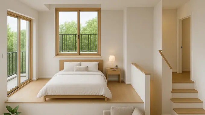 Desain Rumah Split Level Sederhana