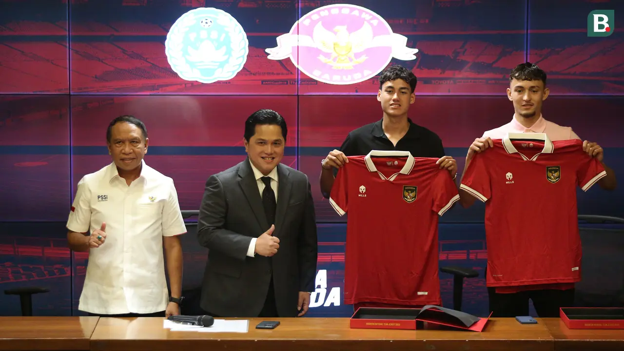 Foto: Momen Perkenalan Dua Pemain Naturalisasi, Ivar Jenner dan Rafael Struick, Siap Mentas Bersama Timnas Indonesia di Piala Asia 2023