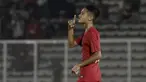 Gelandang Indonesia U-16, Marselino Ferdinan, merayakan gol yang dicetaknya ke gawang Kepulauan Mariana Utara pada laga Kualifikasi Piala AFC U-16 2020 di Stadion Madya, Jakarta, Rabu (18/9). Indonesia menang 15-1. (Bola.com/Yoppy Renato)