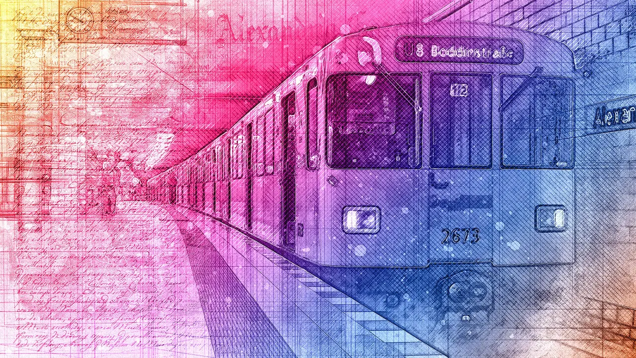Ilustrasi kereta bawah tanah. (Lwcy/218 images)