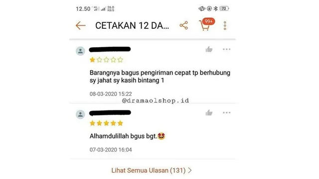 7 Ulasan Pelanggan Saat Belanja Online Ini Bikin Geregetan