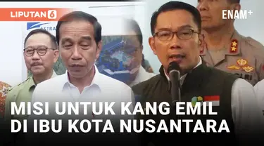 Presiden Jokowi Berikan Misi Khusus untuk Ridwan Kamil di IKN