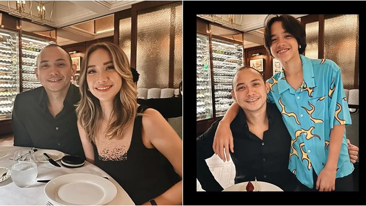 6 Potret BCL Dinner Bertiga Bareng Tiko dan Noah Sinclair, Pertama Usai Menikah