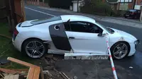Kendarai Mobil 'Iron Man', Pemuda Mabuk Tabrak Rumah 