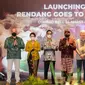 Launching 'Rendang Goes to Europe' yang dihadiri Menteri Parekraf Sandiaga Uno, Dubes RI untuk Bulgaria, Makedonia Utara, dan Albania, Iwan Bogananta bersama pemilik Bella Ltd, Dimitri Ventilous (Dok. Kemenparekraf / Liputan6.com)