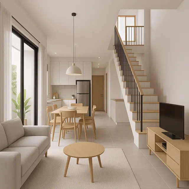 Inspirasi Rumah 7x10 Minimalis 2 Lantai 2025