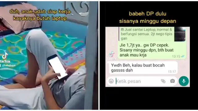 Kisah Perjuangan Driver Ojol Ini Belikan Laptop untuk Putrinya, Bikin Terharu