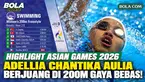 Saksikan aksi perenang Indonesia, Adelia Chantika Aulia, saat berlaga pada babak penyisihan nomor 200 meter gaya bebas putri di Asian Games 2026. Adelia finis di posisi keempat pada Heat 2 dengan catatan waktu 2 menit 4,92 detik.
