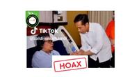 Cek fakta Presiden Jokowi bersalaman dengan Cak Nun saat menjenguk di RS.