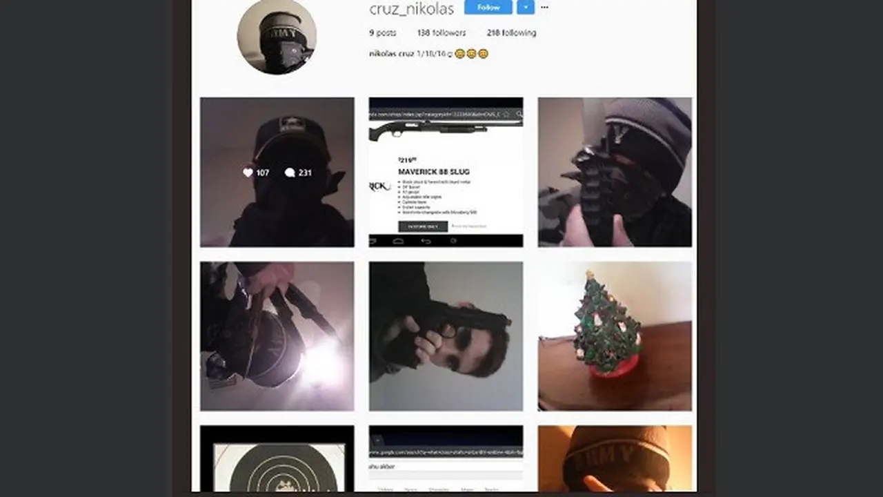 Dugaan Instagram Penembak Sekolah