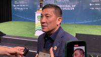 Direktur Utama PT LIB Ferry Paulus memastikan urusan perizinan dan stadion sudah rampung jelang pelaksanaan semifinal Pegadaian Liga 2 2023/2024. (Liputan6.com/Melinda Indrasari)