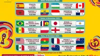 Jadwal dan Live Streaming World Cup U-17 Matchday 2 di Vidio