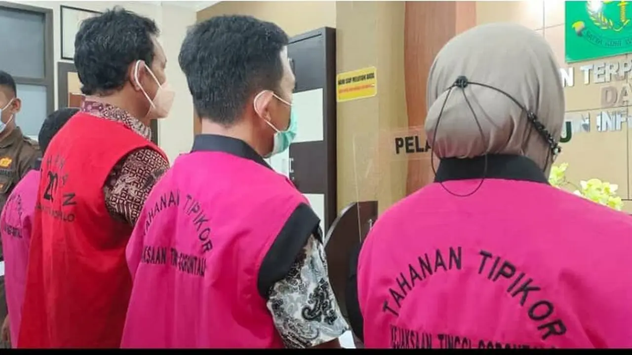 Empat tersangka korupsi pembangunan septic tank di Kabupaten Pohuwato