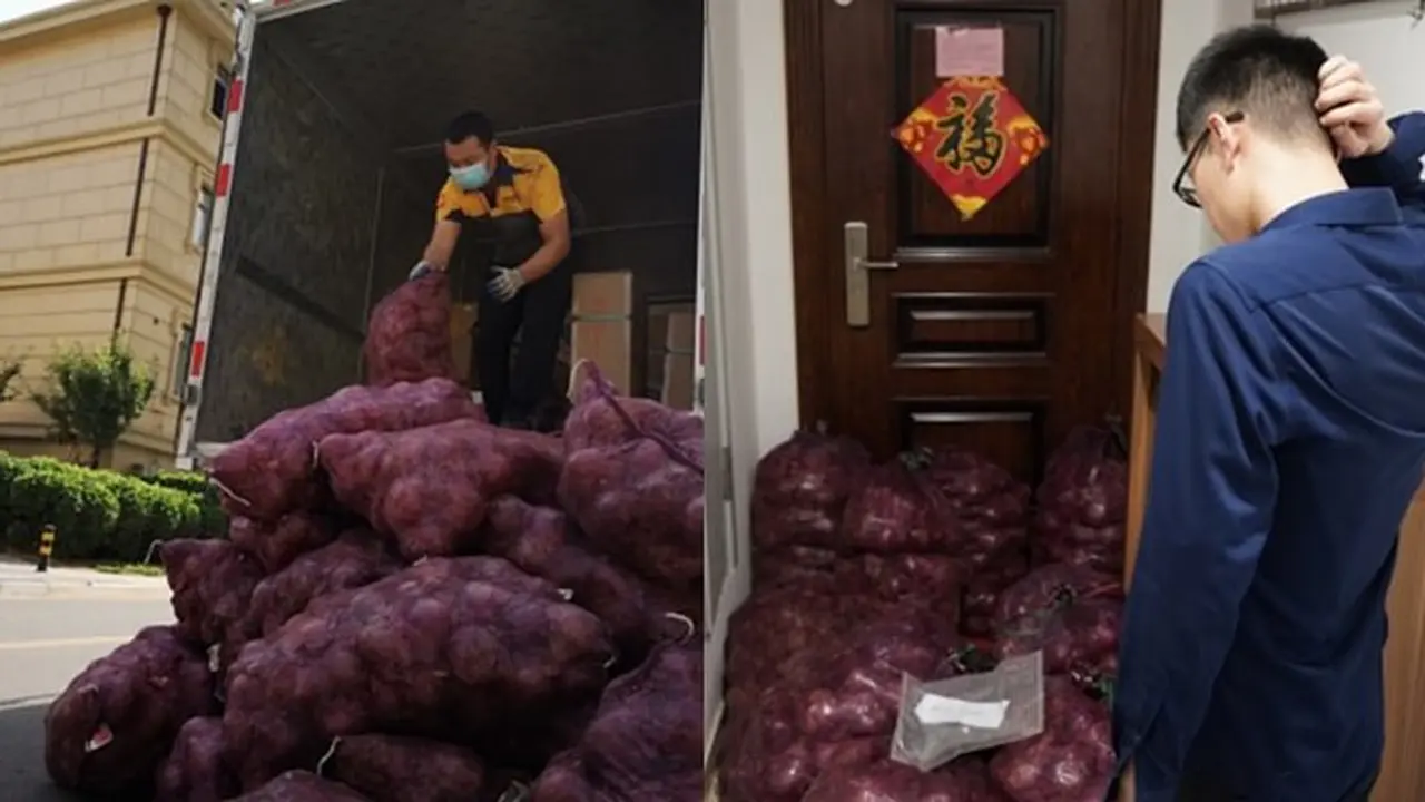 Diselingkuhi, Wanita Ini Kirim 1 Ton Bawang Merah ke Rumah Mantan Pacarnya