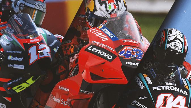 MotoGP - 3 Pembalap Top Terpuruk di MotoGP 2022 (Bola.com/Adreanus Titus)