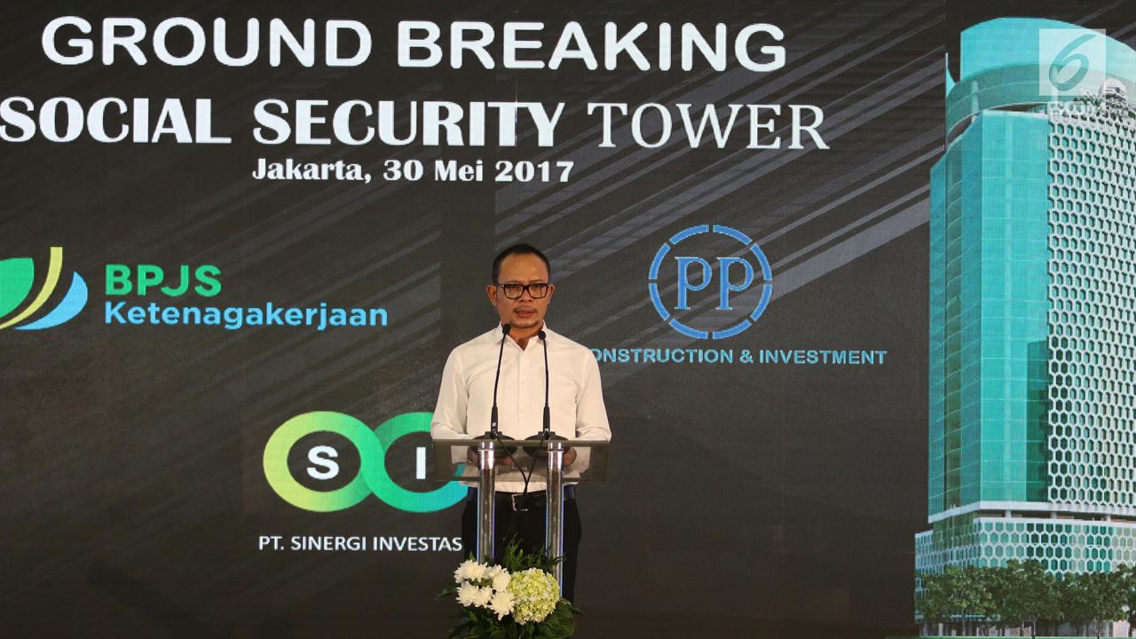 Menaker Resmikan Pembangunan Social Scurity Tower BPJS Ketenagakerjaan