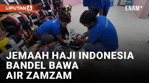 VIDEO: Bandel, Jemaah Haji Indonesia Nekat Bawa Pulang Air Zamzam
