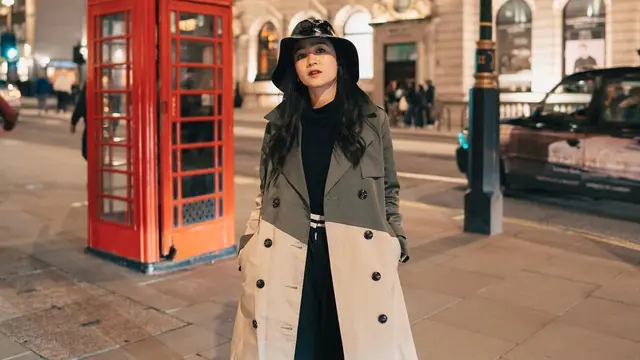 Begini Gaya Febby Rastanty yang Padu Outfit Padankan Long Coat saat Berlibur ke Luar Negeri, Super Stylish dan Elegan!