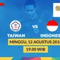 Jadwal Sepak Bola Asian Games 2018, China Taipei vs Indonesia. (Bola.com/Dody Iryawan)