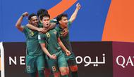 Timnas Futsal Indonesia mengalahkan Vietnam 3-2 pada perempat final Piala Asia 2026 di Indonesia Arena, Selasa (3/2/2026). (Bola.com/Muhammad Iqbal Ichsan)