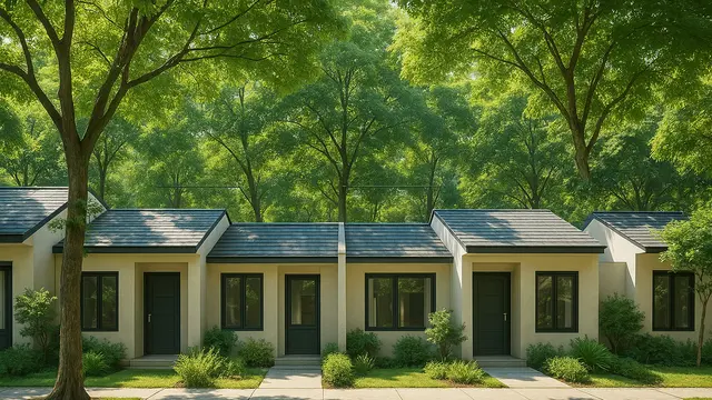 Model Rumah Petak Minimalis Modern di Pinggir Jalan