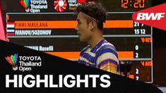 Berita video highlights kemenangan ganda putra Indonesia, Shohibul Fikri / Bagas Maulana, atas pasangan Rusia pada babak pertama Thailand Open 2021, Rabu (20/1/2021).