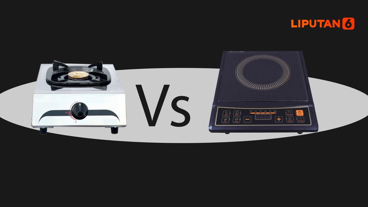 Banner Infografis Rencana Migrasi Kompor Gas LPG 3 Kg ke Kompor Listrik Induksi. (Liputan6.com/Trieyasni)