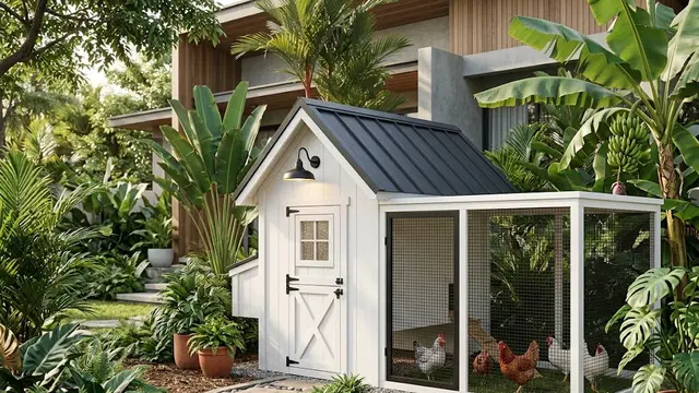 Kandang Ayam Bergaya Modern Farmhouse