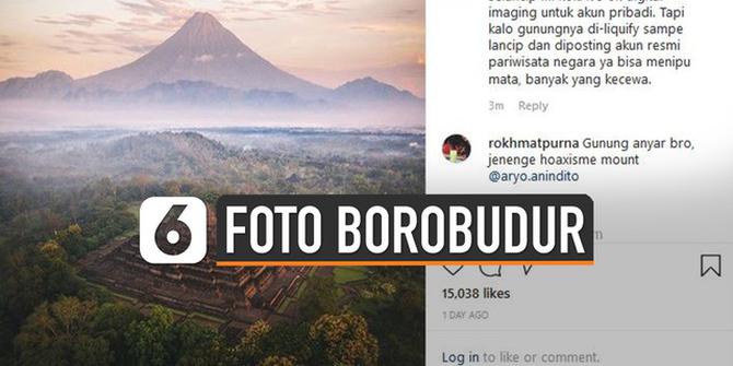 VIDEO: Foto Borobudur di Kemenparekraf Ramai Disebut Editan