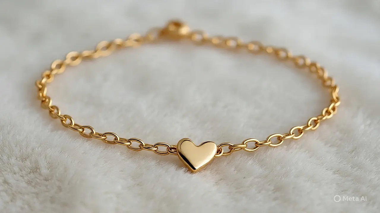Gelang Emas Charm Mini 2025 untuk Muslimah