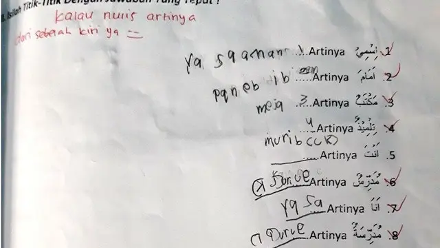 6 Jawaban Ujian Anak Sekolah Ini Polos Banget, Bikin Ketawa Geli