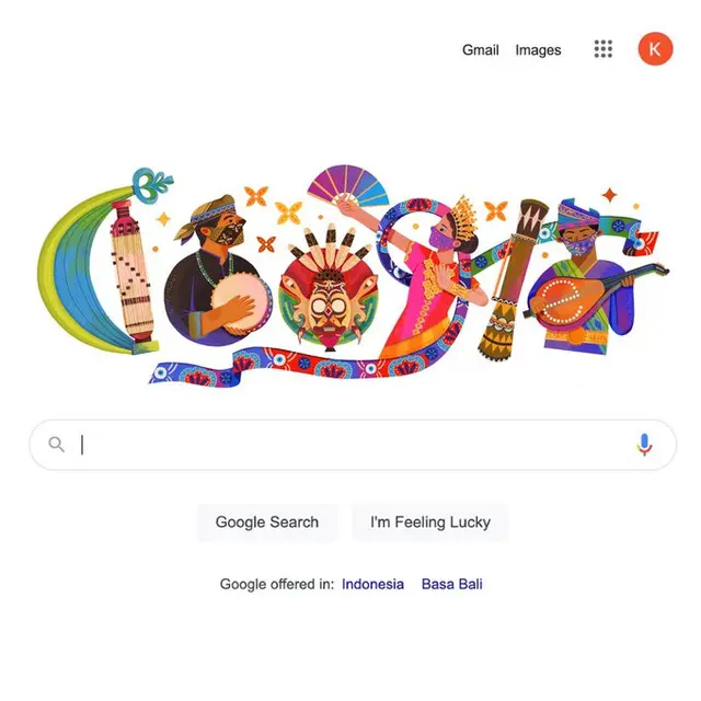 Google Doodle perayaan Hari Kemerdekaan RI ke-76.