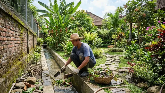 Cara Menjaga Kebun Rumah agar Tidak Menjadi Sarang Ular (AI Generated)