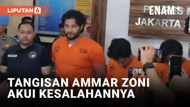 VIDEO: Akui Salah Pakai Narkoba, Ammar Zoni Menangis Minta Maaf