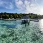 Pulau Bukabuka di Kabupaten Tojo Una-una. (Foto: Iqbal)