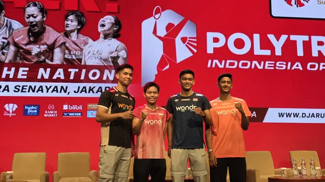 Jumpa Pers Indonesia Open 2026 di Hotel Fairmont
