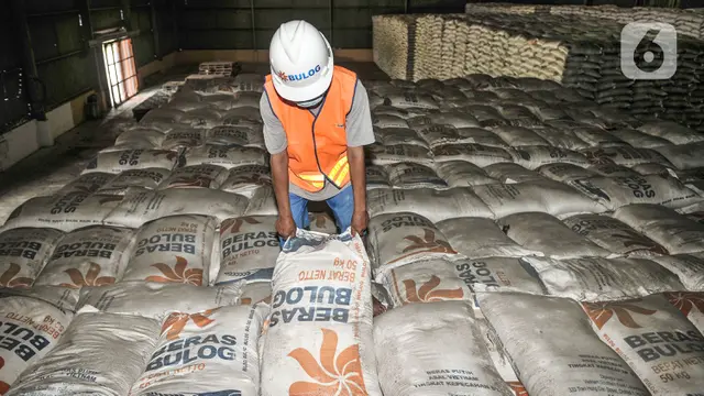 Ratusan Ribu Ton Beras Tak Terpakai di Gudang Bulog