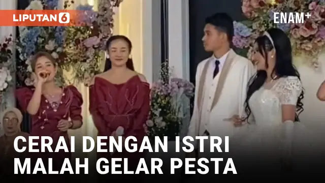 Cerai dengan Istri, Pria di Lampung Gelar Pesta Mewah