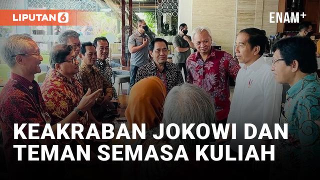 Temui Teman Kuliah, Jokowi Singgung Ijazah Palsu