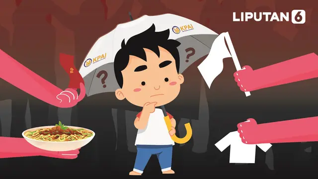 Banner Infografis KPAI Soroti Bentuk Eksploitasi Anak Saat Kampanye Pemilu 2024. (Liputan6.com/Abdillah)