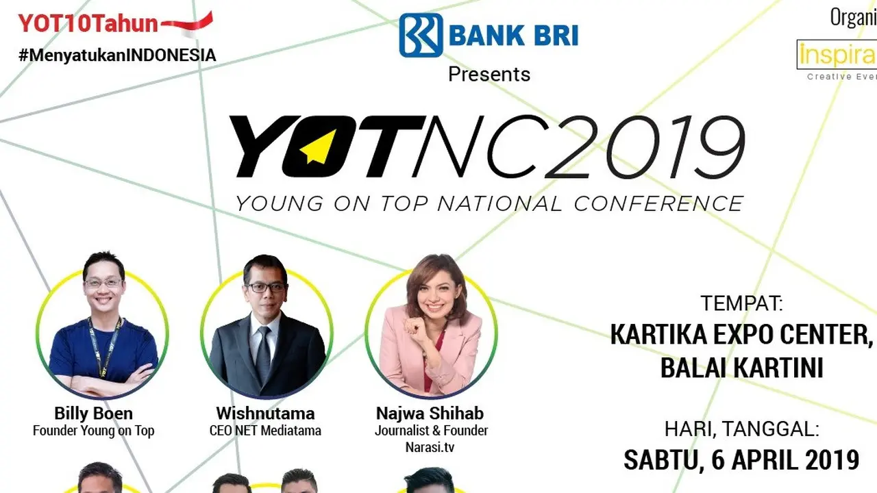 Young On Top National Conference 2019, Menyatukan Anak Muda Indonesia