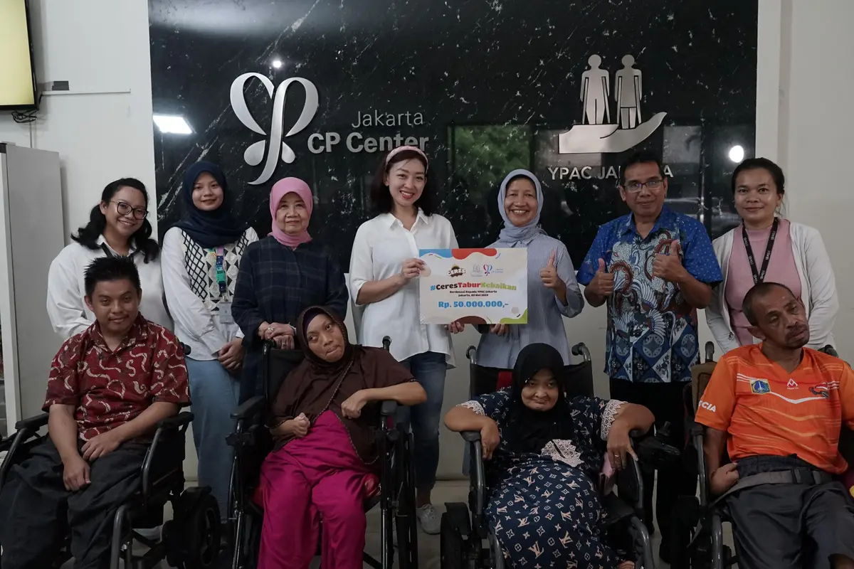 Tabur Kebaikan, Ceres Beri Sumbangan pada Penyandang Disabilitas