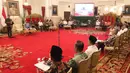 Suasana rapat kabinet pariurna di Istana Negara, Jakarta, Selasa (16/10). Rapat kabinet pariurna tersebut membahas evaluasi penangan bencana alam. (Liputan6.com/Angga Yuniar)