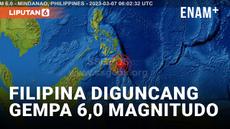 GEMPA 6,0 MAGNITUDO GUNCANG FILIPINA, PEMERINTAH PERINGATKAN ADANYA GEMPA SUSULAN