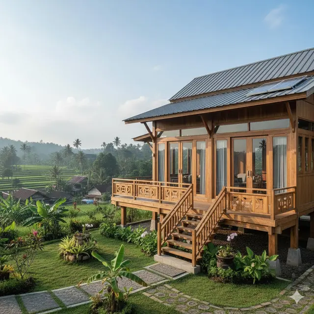 Ide Rumah Sederhana Modern di Kampung