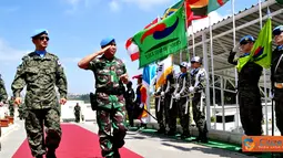 Citizen6, Lebanon Selatan: Komandan Satgas Indobatt, Letkol Inf Suharto Sudarsono mengunjungi Markas Batalyon Kontingen Korea (Rokbatt) di Sektor Barat UN Posn 2-5, Lebanon Selatan, Rabu (6/6). (Pengirim: Badarudin Bakri)