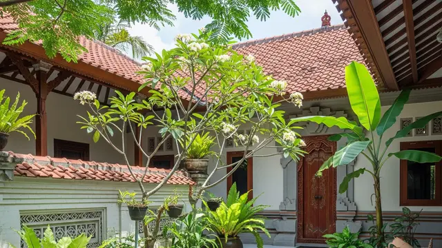 Halaman Rumah di Plester