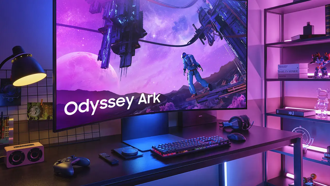 Samsung Odyssey Ark, Monitor Gaming 55 inci