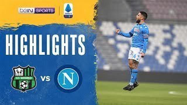 Berita video highlihts Liga Italia, Sassuolo Vs Napoli berakhir imbang 3-3, Kamis (4/3/21)